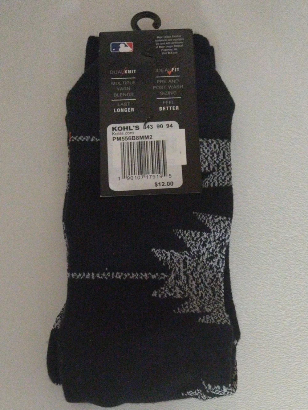 Pkwy Marlins Mlb Socks One Pair New Miami Florida New Shoe Size 6-12